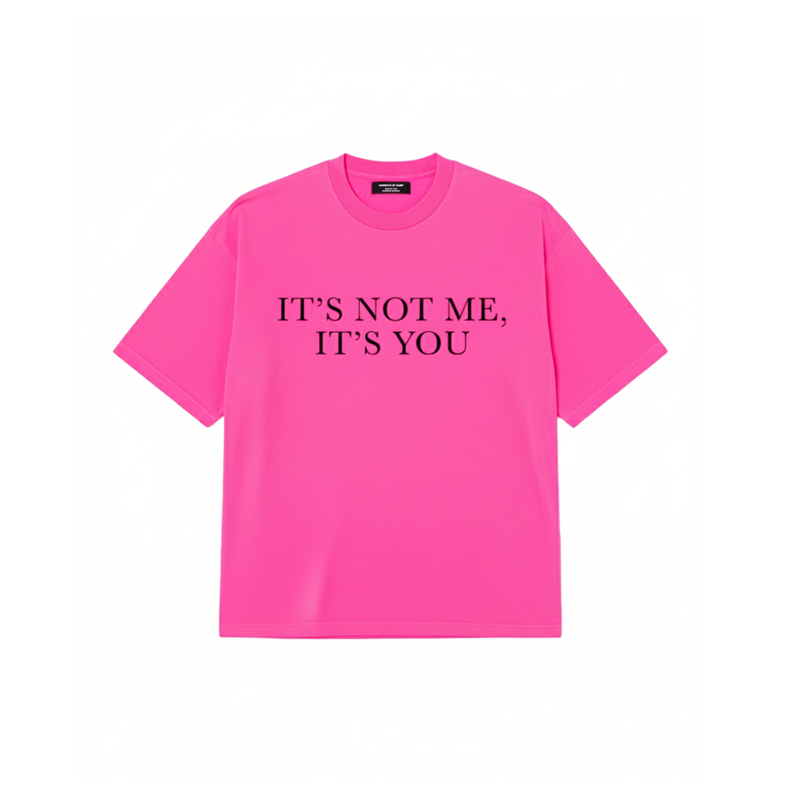 IT'S NOT ME TEE - PINK
