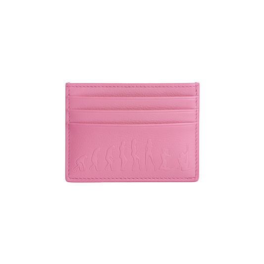 EVOLUTION OF WOMAN CARDHOLDER PINK