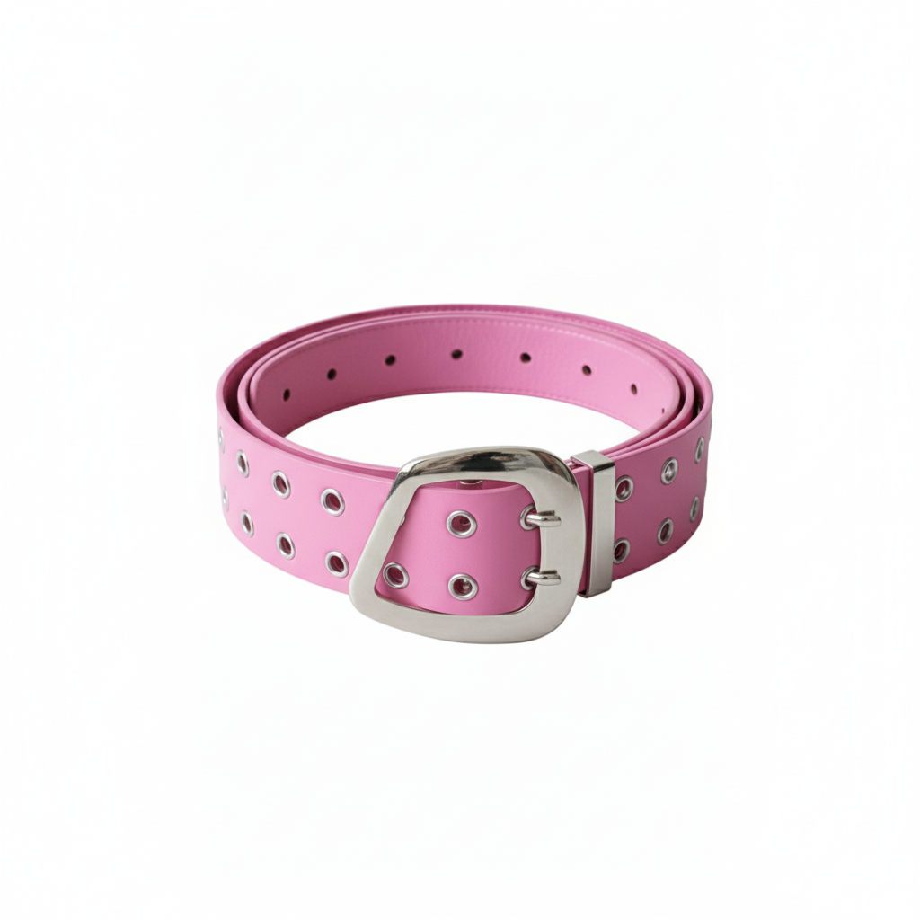 CENA LEATHER BELT - PINK