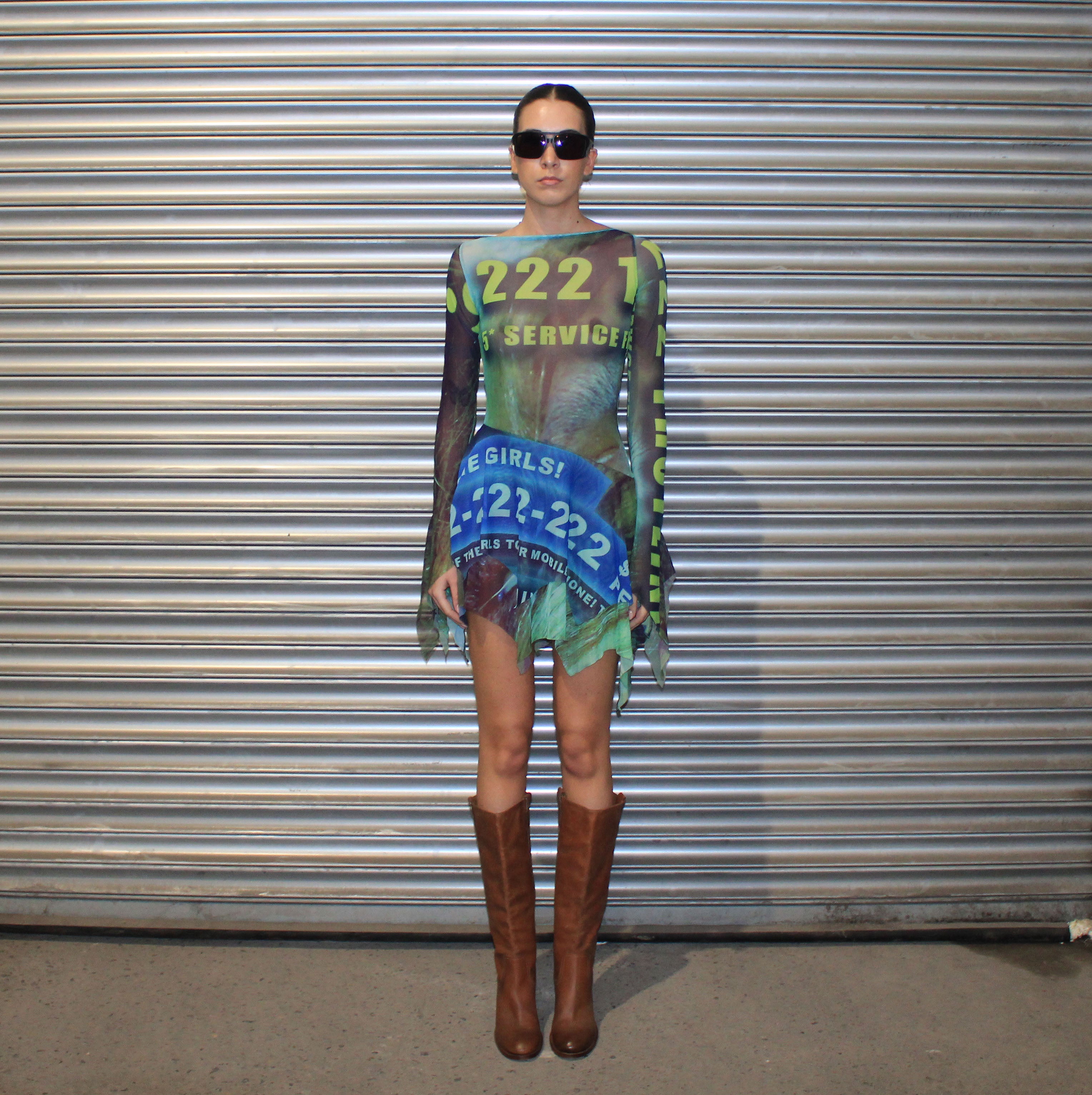 THOTLINE MESH DRESS
